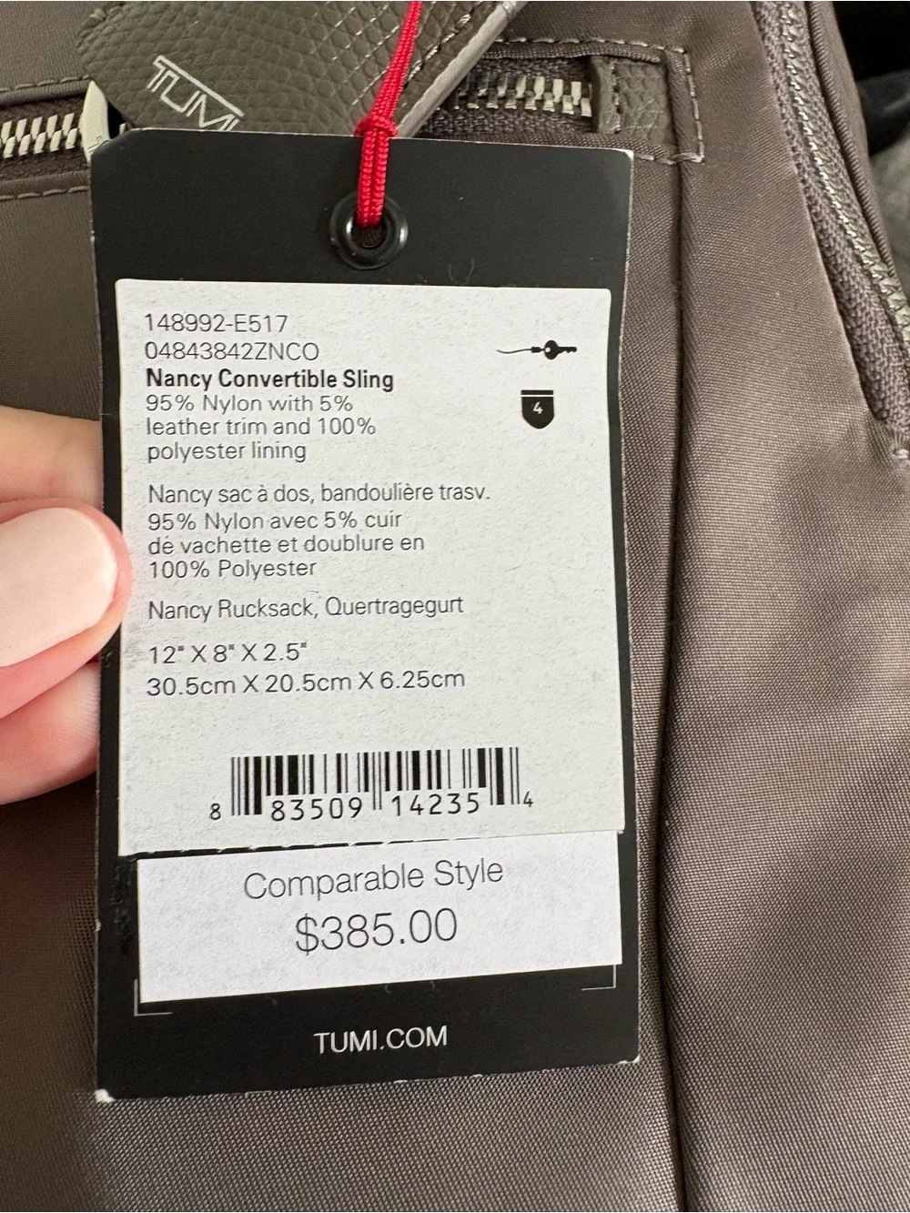 Tumi Nancy Convertible sling - Picture 4 of 4